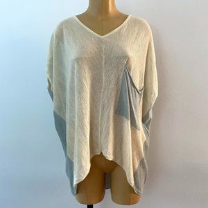 Slouchy Pocket Tunic V Neck Shirt